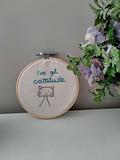 The Cattitude mini embroidery collection